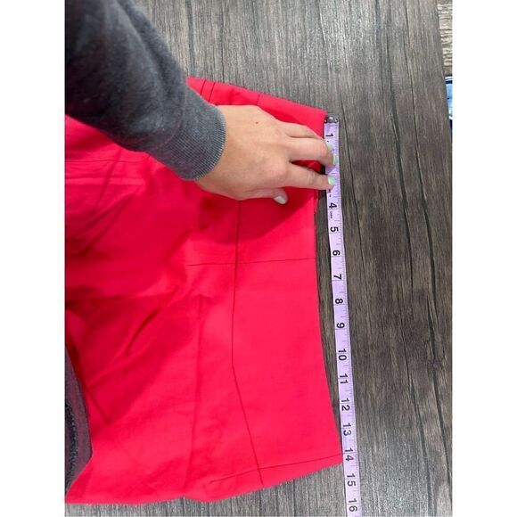 J. Crew Wool Stretch Lined Back Zip Straight Pencil Skirt Fuchsia Pink Size 4 - Picture 11 of 12